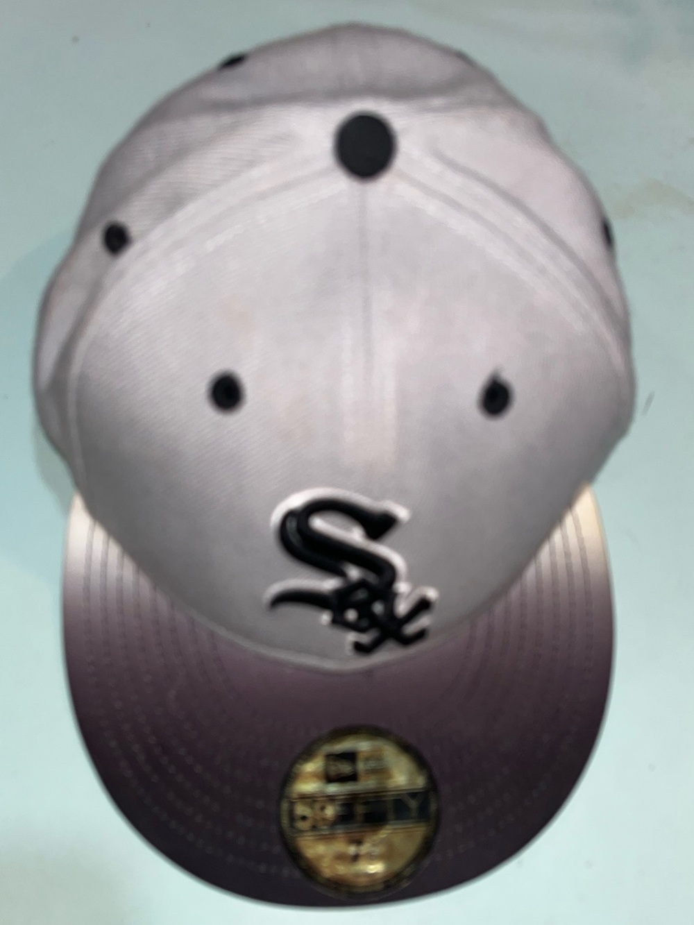 New Era Gray and Black Ombre Chicago White Sox Cap